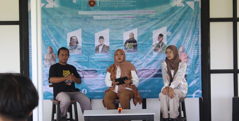 Diskusi Publik ‘Membangun Kesadaran Moderasi Beragama Untuk Terciptanya Kesatuan Bangsa’ dihelat di Persawahan Tengah Kota Bantul