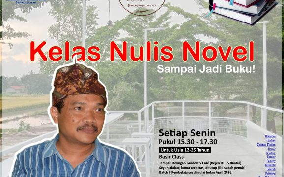 Sediakan Kursus Seni Bagi Anak Muda Bantul, Kelingan Garden & Café Buka Kelas Seni