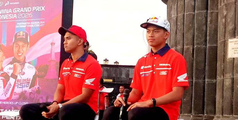 Manfaatkan Jeda Musim Panas, Mario Aji dan Veda Ega Pratama Sapa Penggemar di Yogyakarta